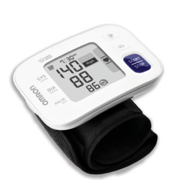 Buy Omron HEM 6181 - White Fully Automatic Wrist Blood Pressure Monitor ...