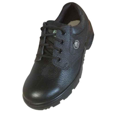 Buy Bata Zappy - Black, Leather and Mesh Steel Toe Safety Shoes Online ...