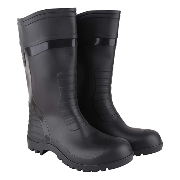 Buy Scorta Soldier - Black, 13 Inch PVC Saftey Gumboots Online at Best ...