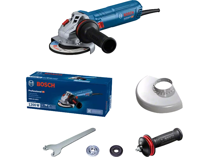 Buy Bosch GWS 12-125 - 125 mm, 630 W Professional Small Angle Grinder ...