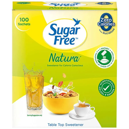 Buy Sugar free - 100 Sachet, Natura Low Calorie Sweetener Online at ...