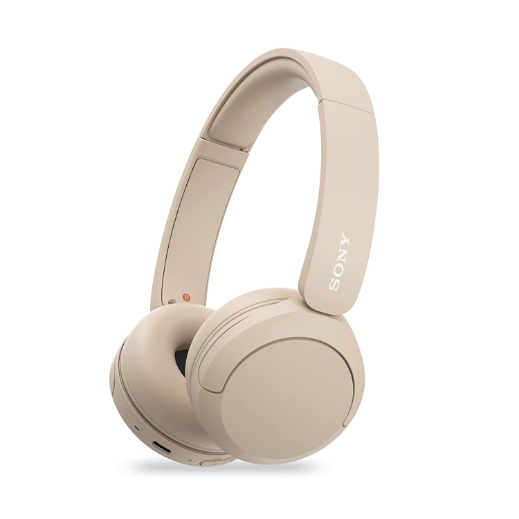 Buy Sony WH-CH520 - Beige, 50 Hours, Bluetooth Wireless Over-Ear ...