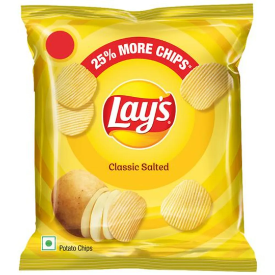 Buy Lays - Yellow, Classic Salted Chips Online at Best Prices in India