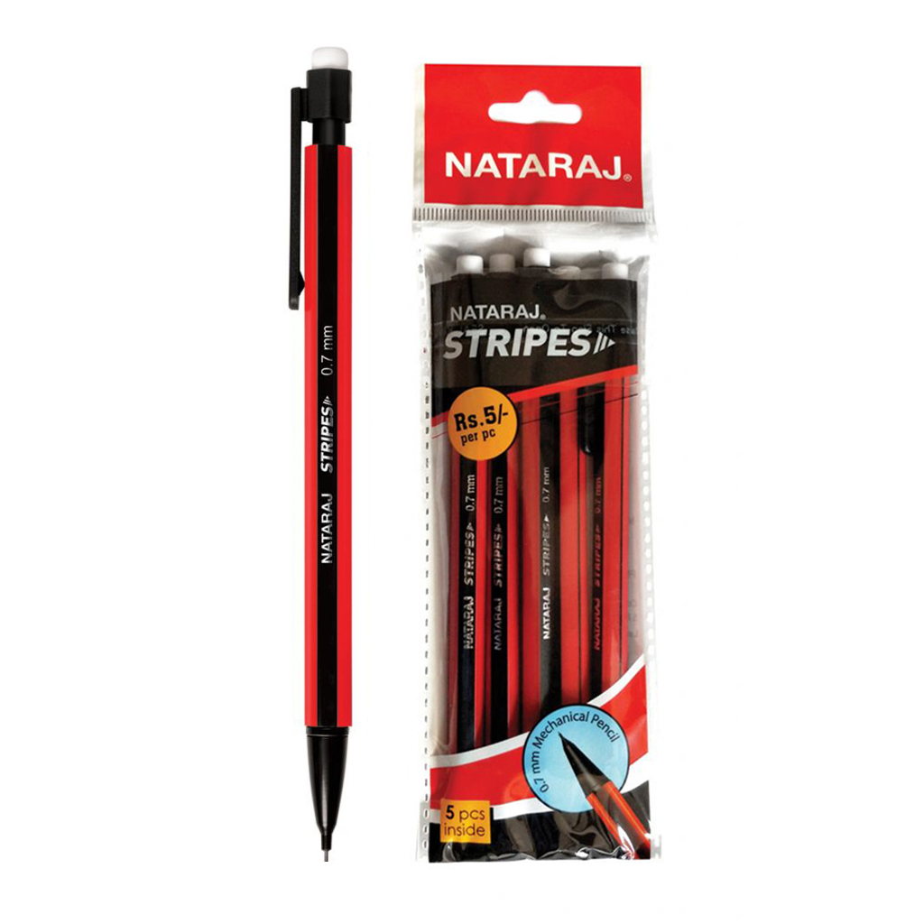 Buy Nataraj 0.7 mm Stripe Mechanical Pencil Online at Best