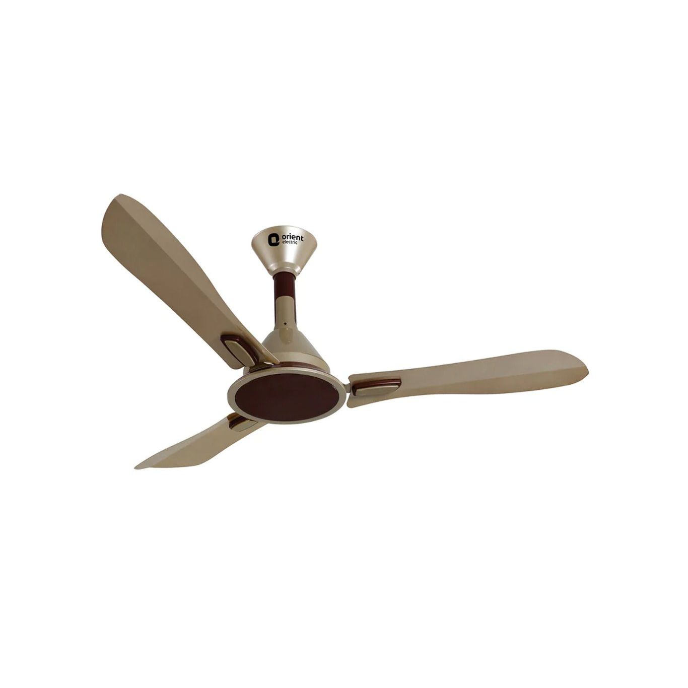 Buy Orient Electric Areta - 1200 mm, 3 Blade Golden Beige Coffee Ceiling Fan with Remote Online 