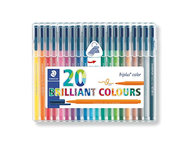 Staedtler Triplus Fineliner Pens 42 Brilliant Colors 0.3mm 334 C42 LU