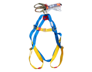 Madaco Roof Construction Fall Protection Full Body Industrial Safety Harness 50FT Rope Shock Pack Flat Use Anchor Kit ANSI OSHA Size M-XXL 