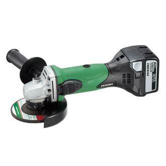 Hitachi G14DSL - 115mm, 14.4V Cordless Angle Grinder is one of the best cordless angle grinders available in the market. This Hitachi angle grinder is slim and comes with a soft grip to enhance the ease of usability. It is amazingly lightweight and compact and easy to carry. This tool is highly too. The massive 4.0Ah Li-ion battery provides longer life for every single charge. The other features include the remaining battery indicator lamp, replaceable carbon brushes for longer life and depressed centre wheel. Hitachi G14DSL is a reliable cordless tool which performs in combination with battery and charger. In short, it is a highly dependent and remarkable angle grinder.