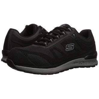 Buy Skechers 77180 - Black, Bulklin Composite Toe Safety Shoe Online at ...