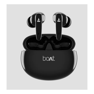 Buy Boat Airdopes 181 Black TWS Earbuds With Case Online at Best